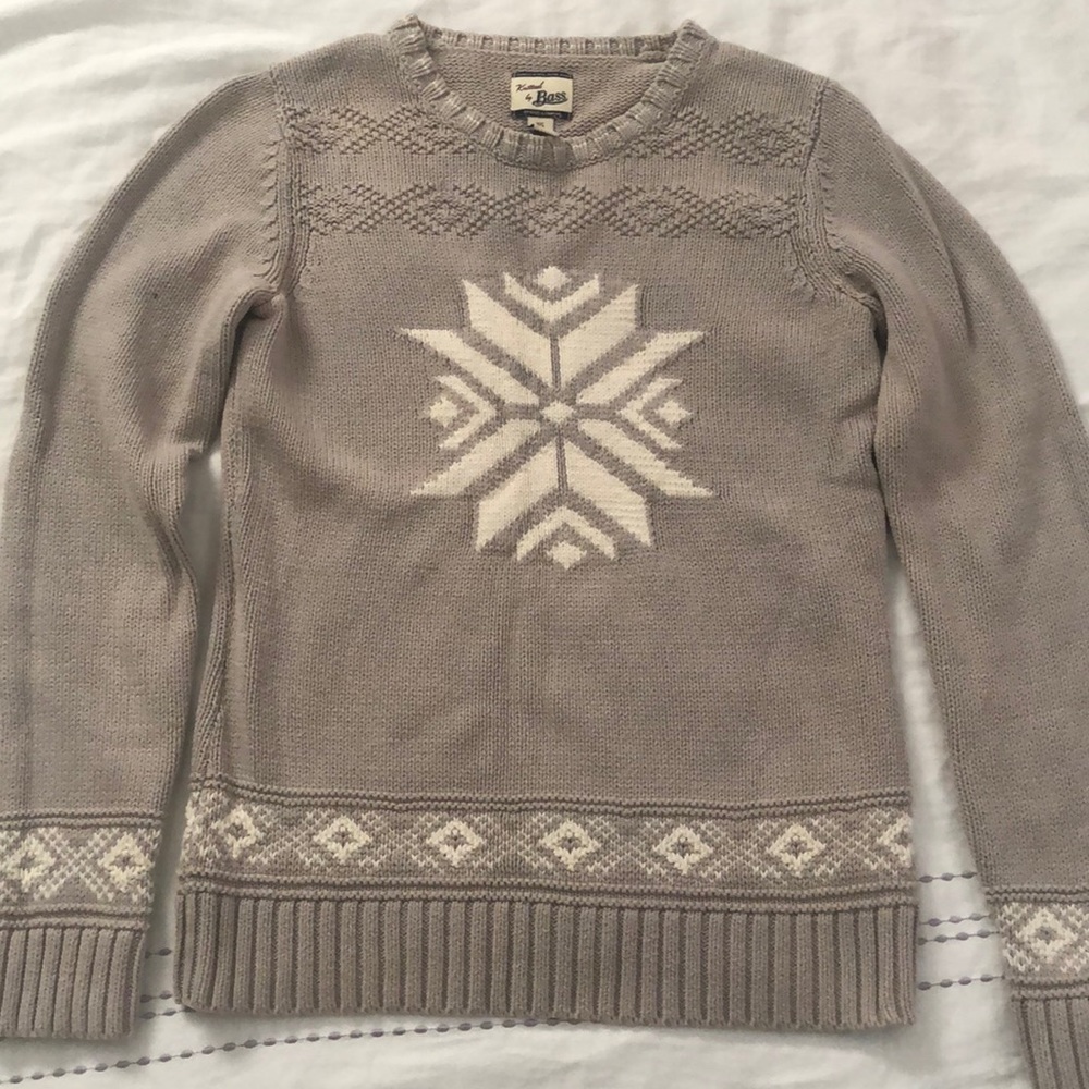 Gray winter sweater